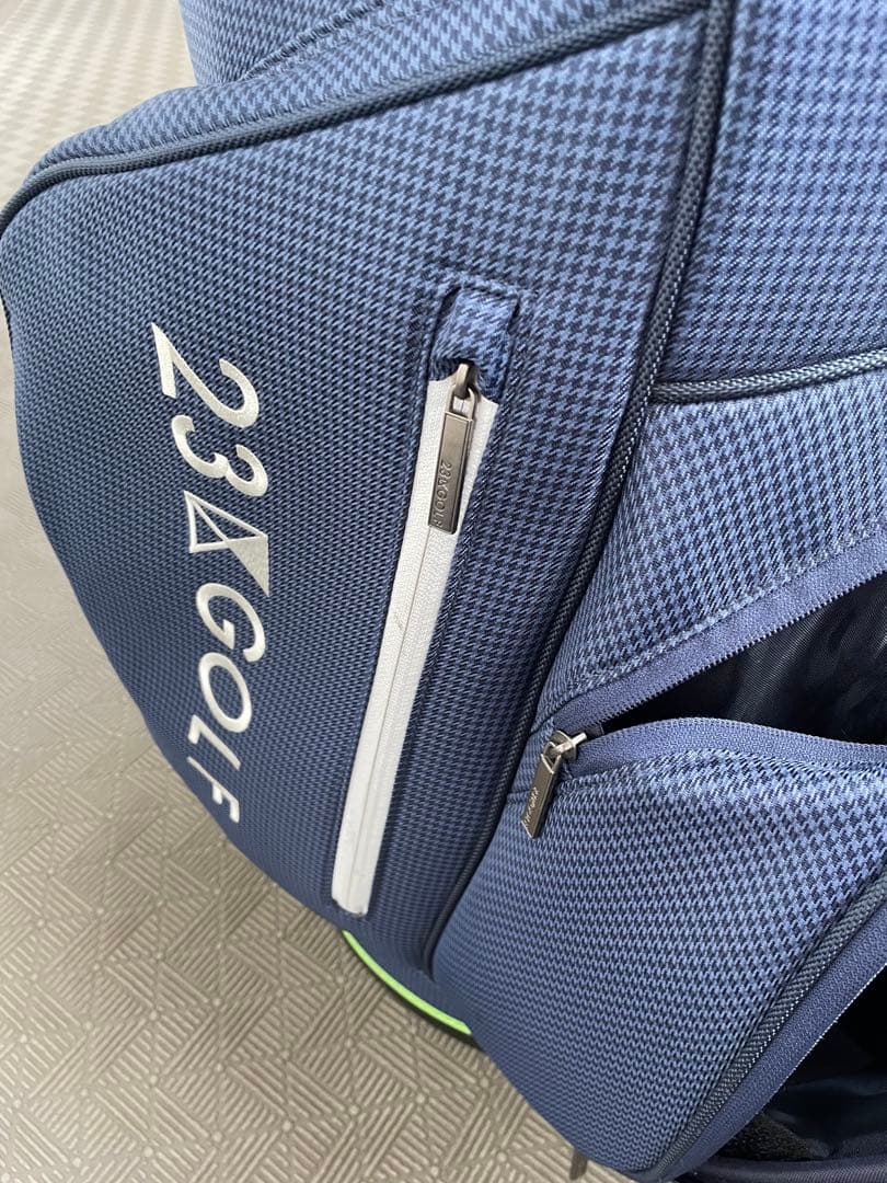 23GOLF スタンド式キャディバッグ ネームプレート（未使用）つき