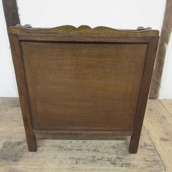 イギリス アンティーク 家具 マガジンラック 新聞/雑誌/楽譜入れ 6037e