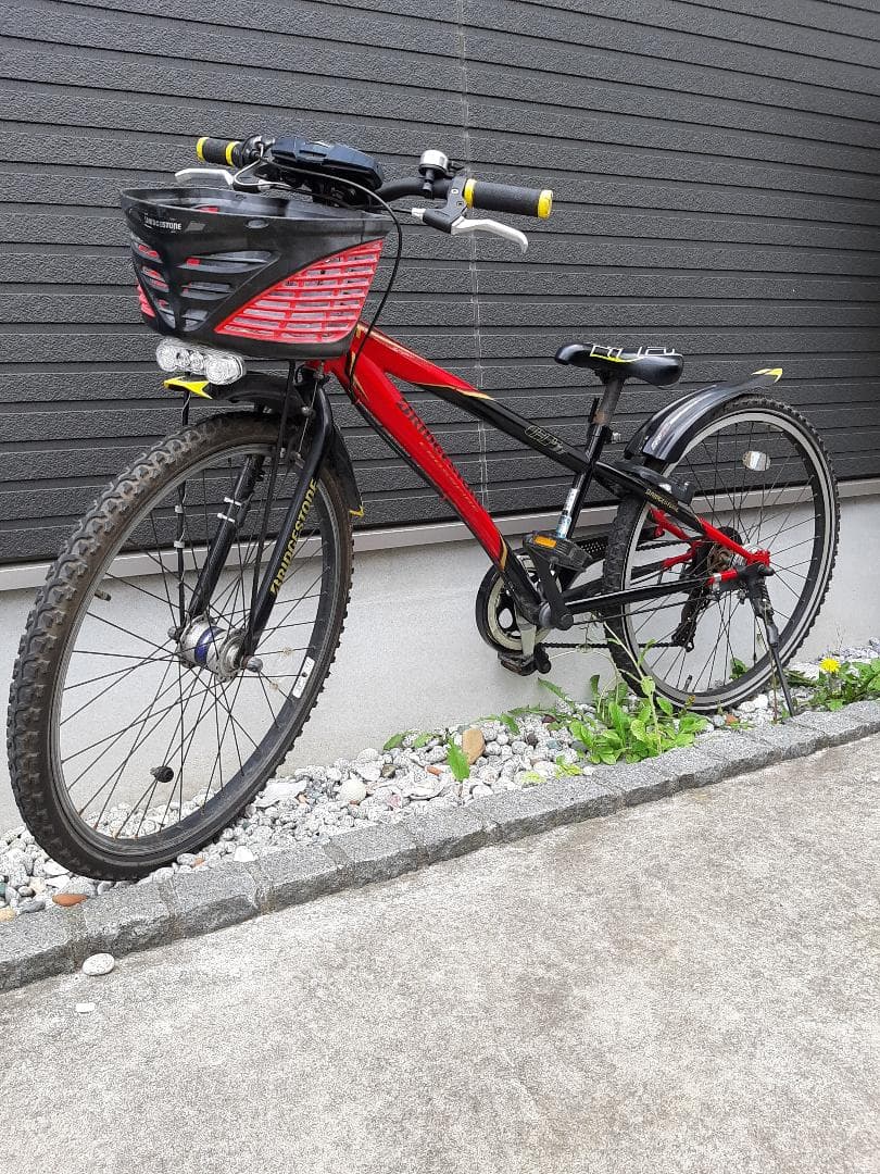 ブリヂストン ジュニア自転車 レッド/ブラック