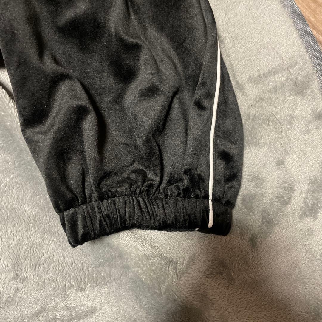 ベロアセットアップ　上下セット　ライン入り