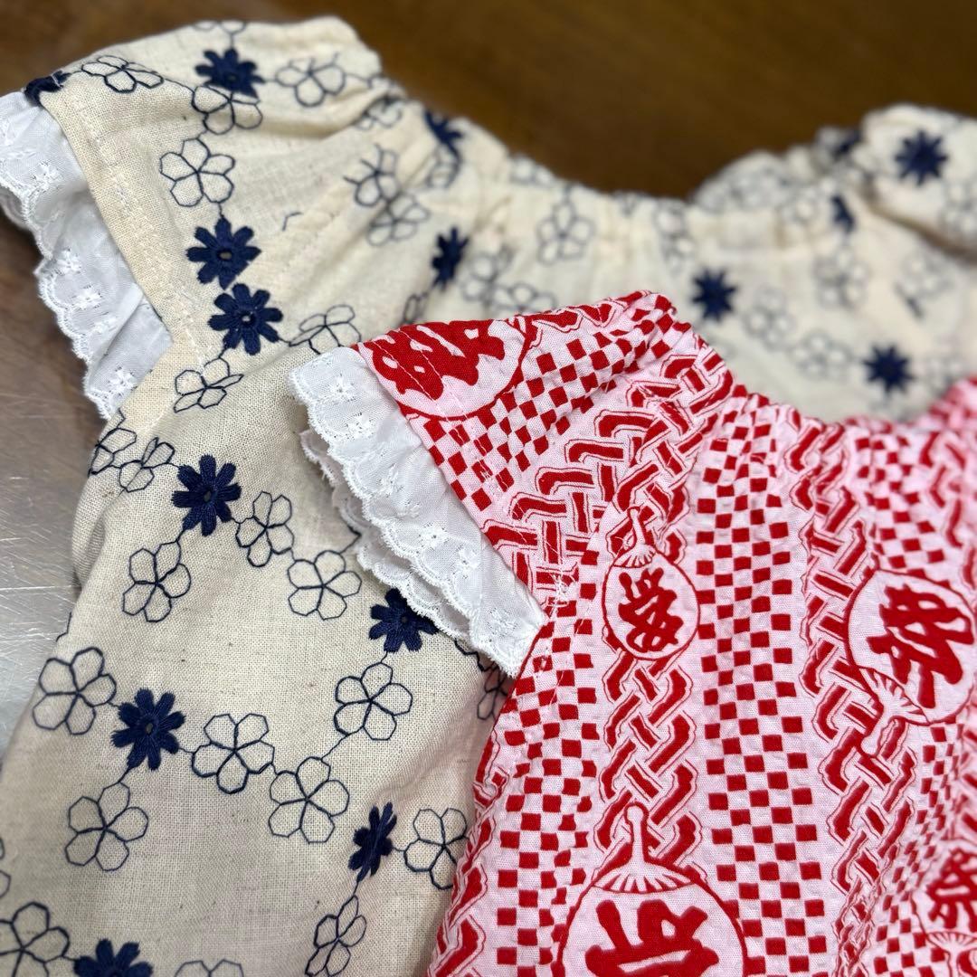 ガッツ様の専用　ハンドメイド　犬服　浴衣ゆかた　夏服　フレブル