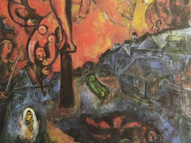 シャガール、『レジスタンス』、希少な画集より、新品高級額