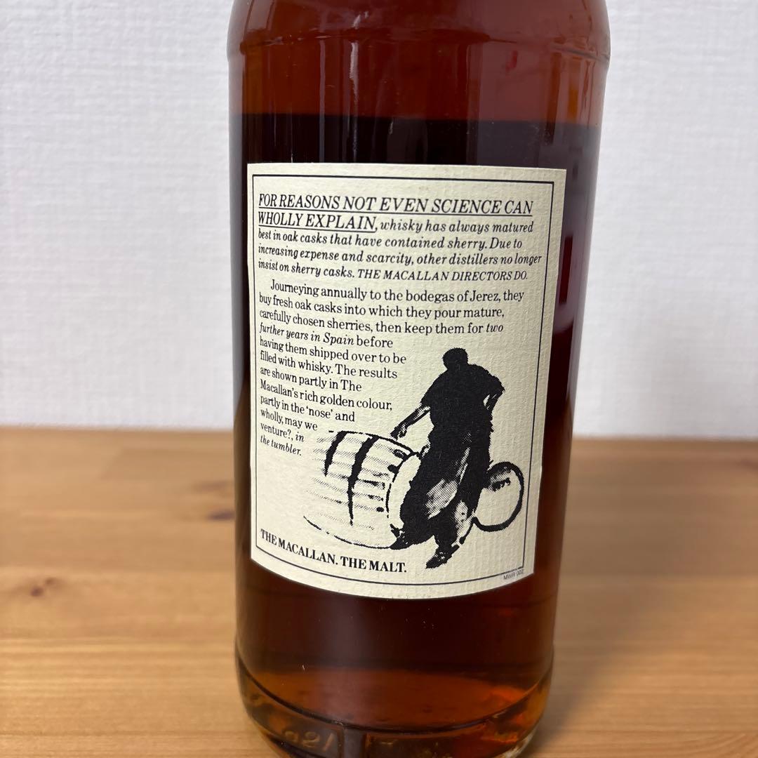 マッカラン12年　1L 旧ボトル　金属キャップ　未開封　液面低い　古酒