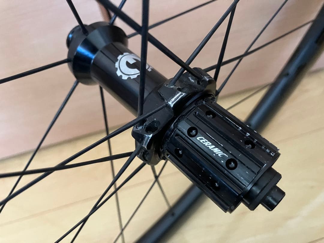 ELITEWHEELS EDGE カーボンホイール 前後セット50mm