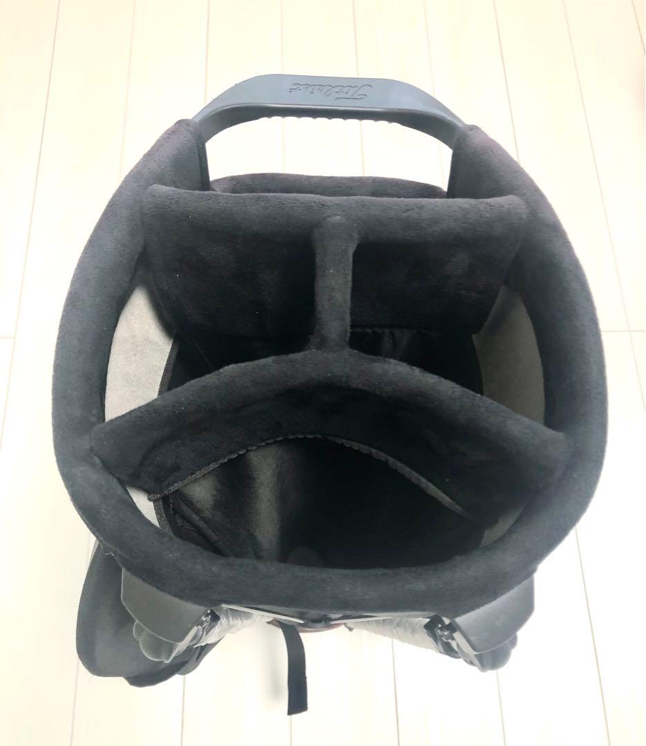 Titleist プレミアムスタンドキャディバッグ　タイトリストブラック／レッド