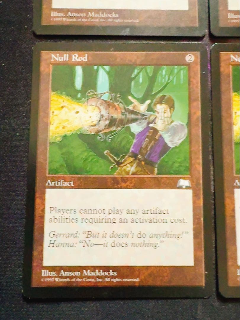 無のロッド　英語　4枚セット