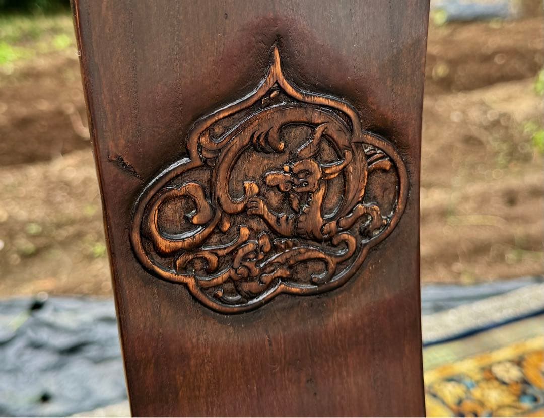 chinoiserie シノワズリ 中国家具 チェア1脚 楡材 Mandarin