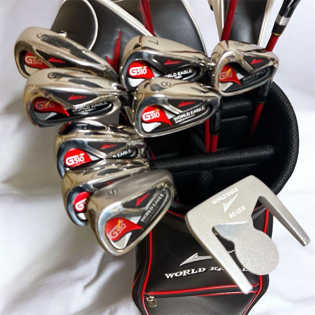 ワールドイーグル メンズゴルフクラブ フルセット キャディバッグ付　WE-510