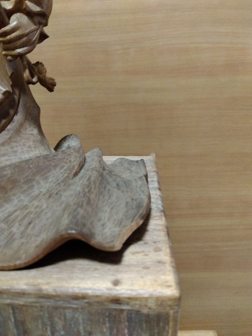 木製伝統人形 彫刻　童子舞　内藤光石作