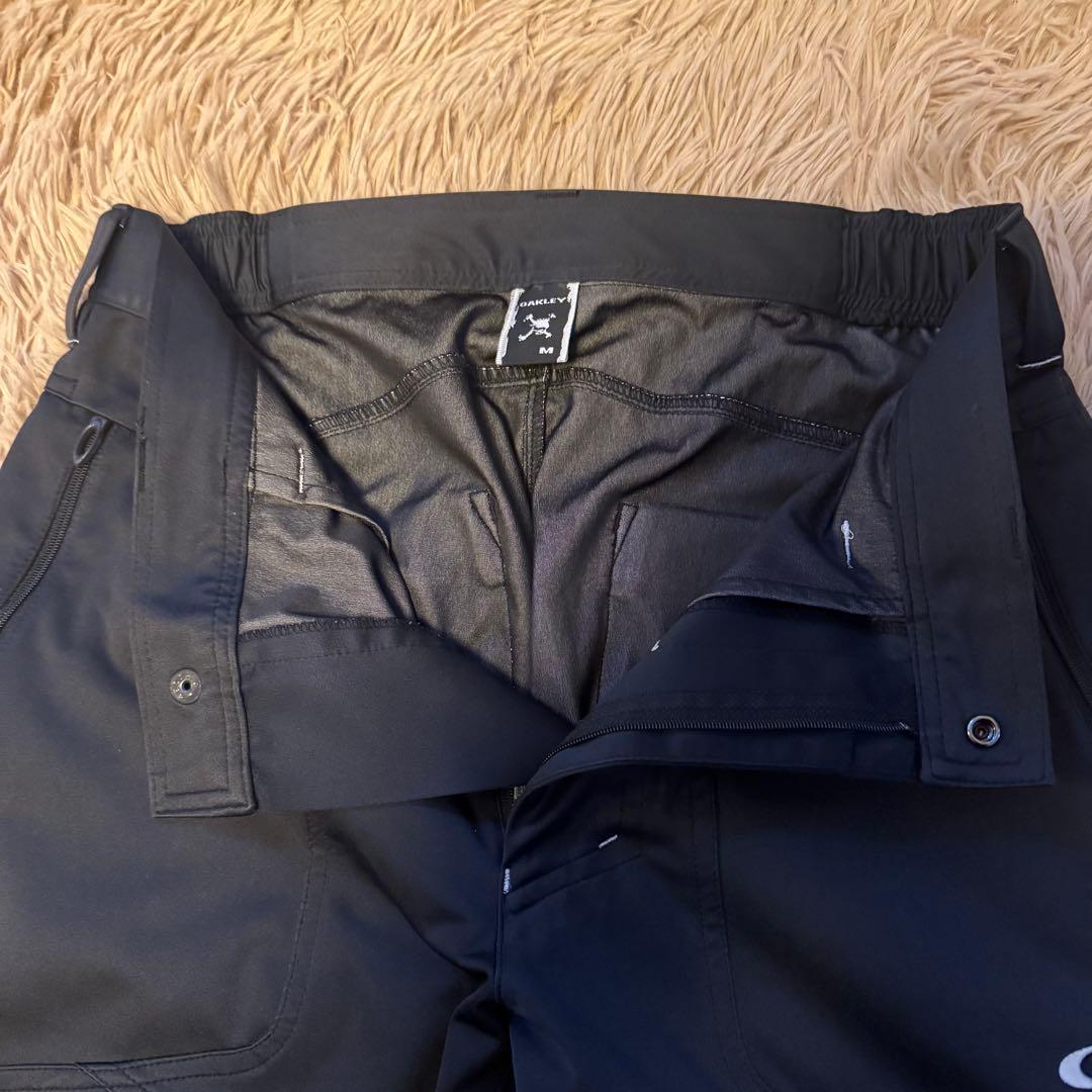 しんさん様　OAKLEY　ゴルフウェア上下　スカル　ロゴ　フルジップ　ブラック