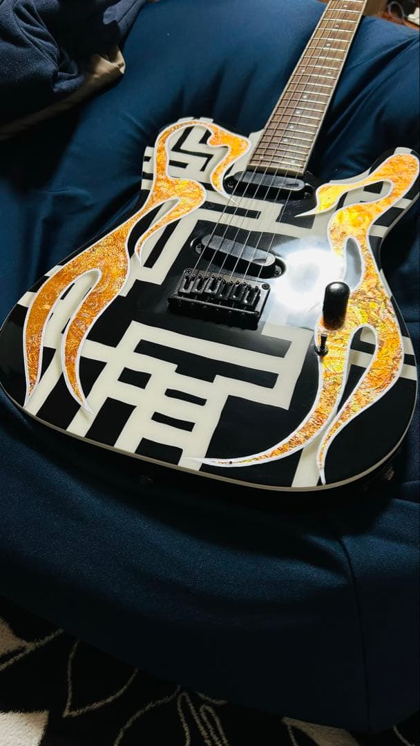 TEJ 布袋モデル風　G柄ファイヤーペイント ※珍しい24F仕様⭐︎samick⭐︎