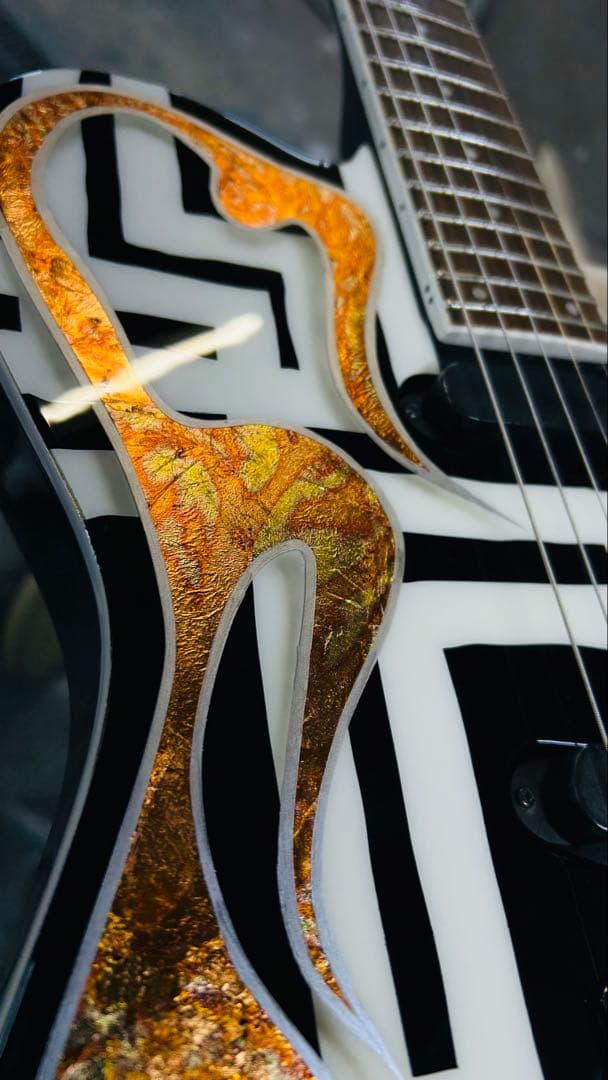 TEJ 布袋モデル風　G柄ファイヤーペイント ※珍しい24F仕様⭐︎samick⭐︎