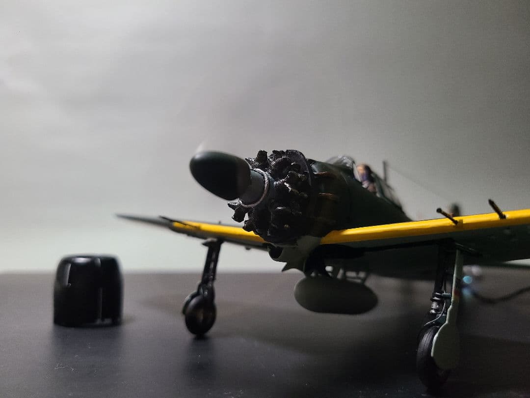 零式艦上戦闘機五二型 タミヤ1/48 LEDモデル完成品