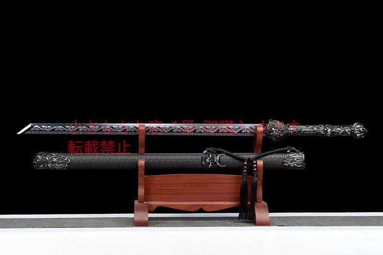 黒金古刀 古兵器 武具 刀装具 日本刀 模造刀 居合刀