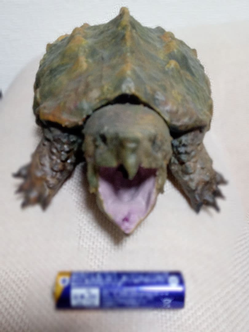 ワニガメフィギュア