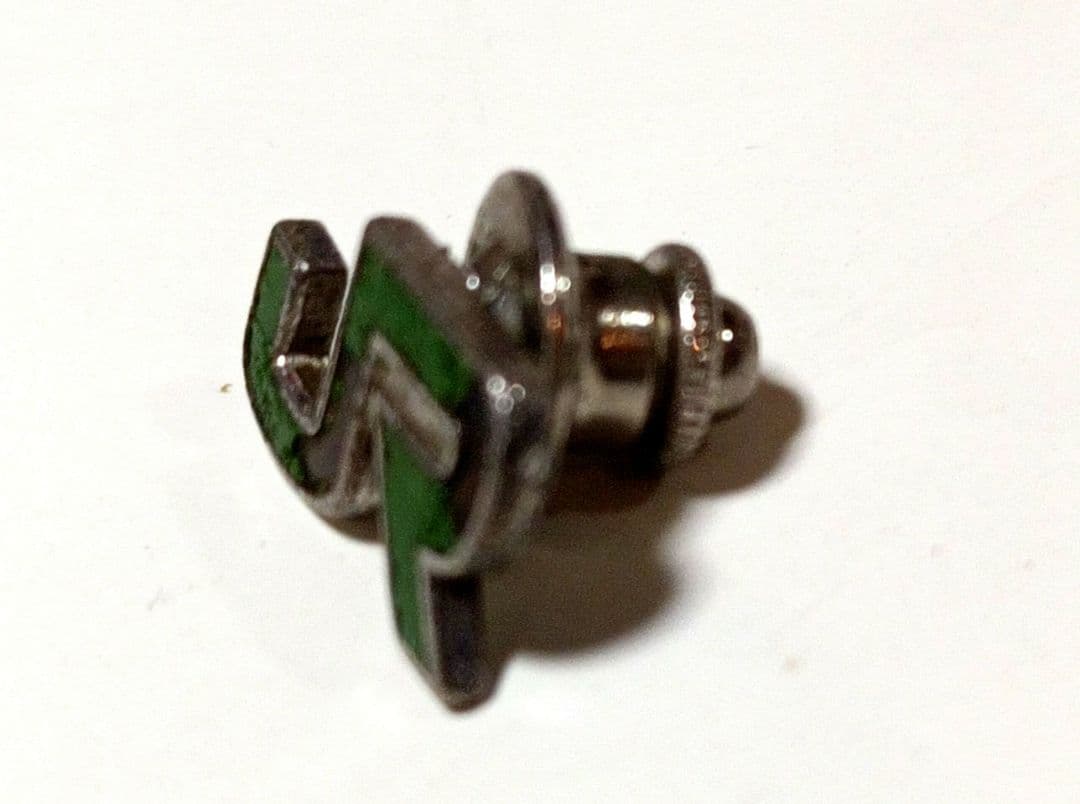 非売品JRロゴ ピンバッジ 緑色