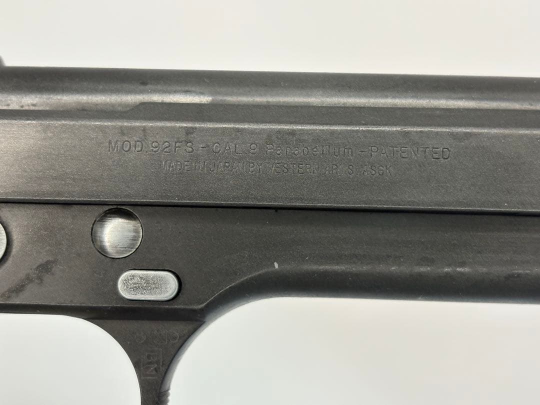 WA Beretta M92FS バトルダメージ　ベレッタ　スタンド付き