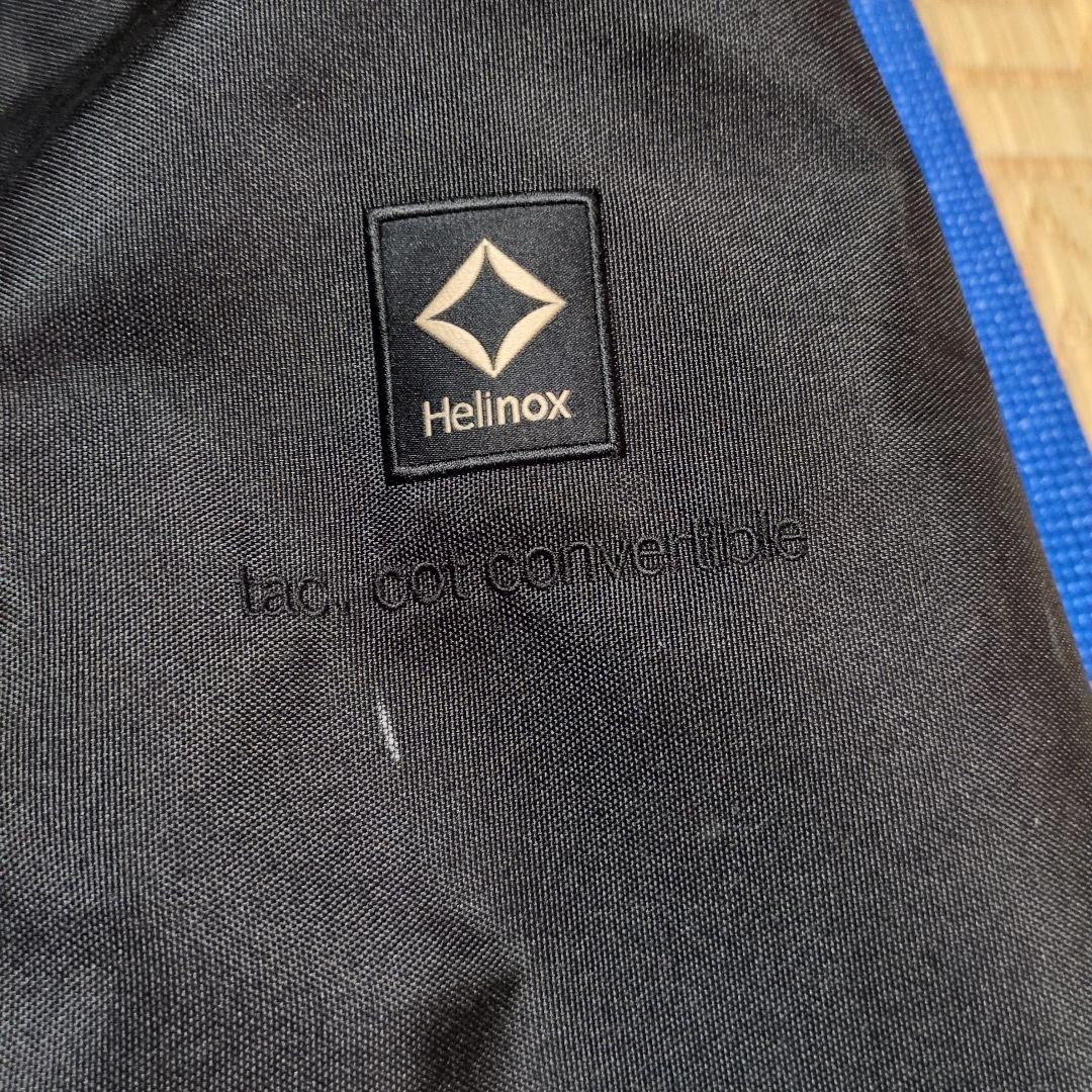 Helinoxタクティカルコットコンバーチブル黒　別売りコットレッグ付