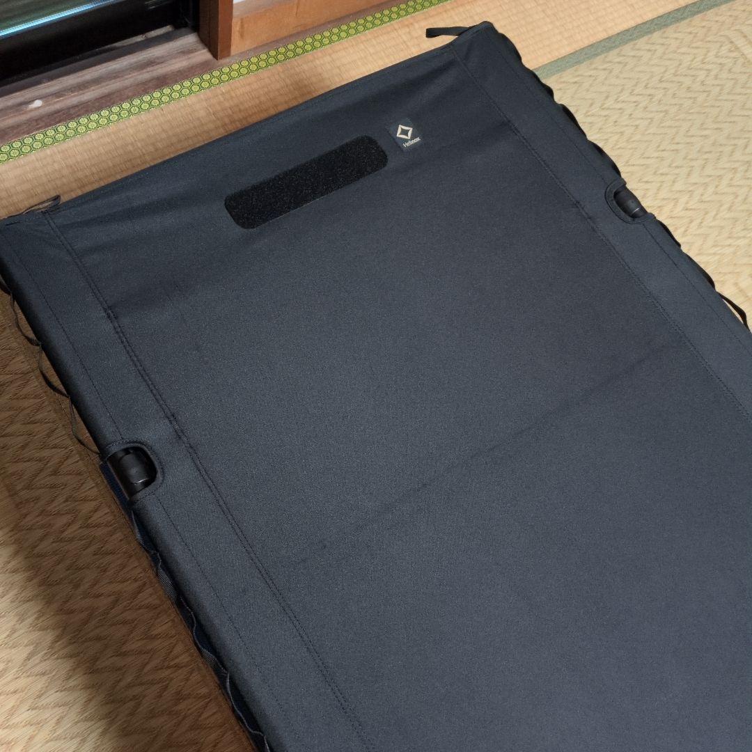 Helinoxタクティカルコットコンバーチブル黒　別売りコットレッグ付