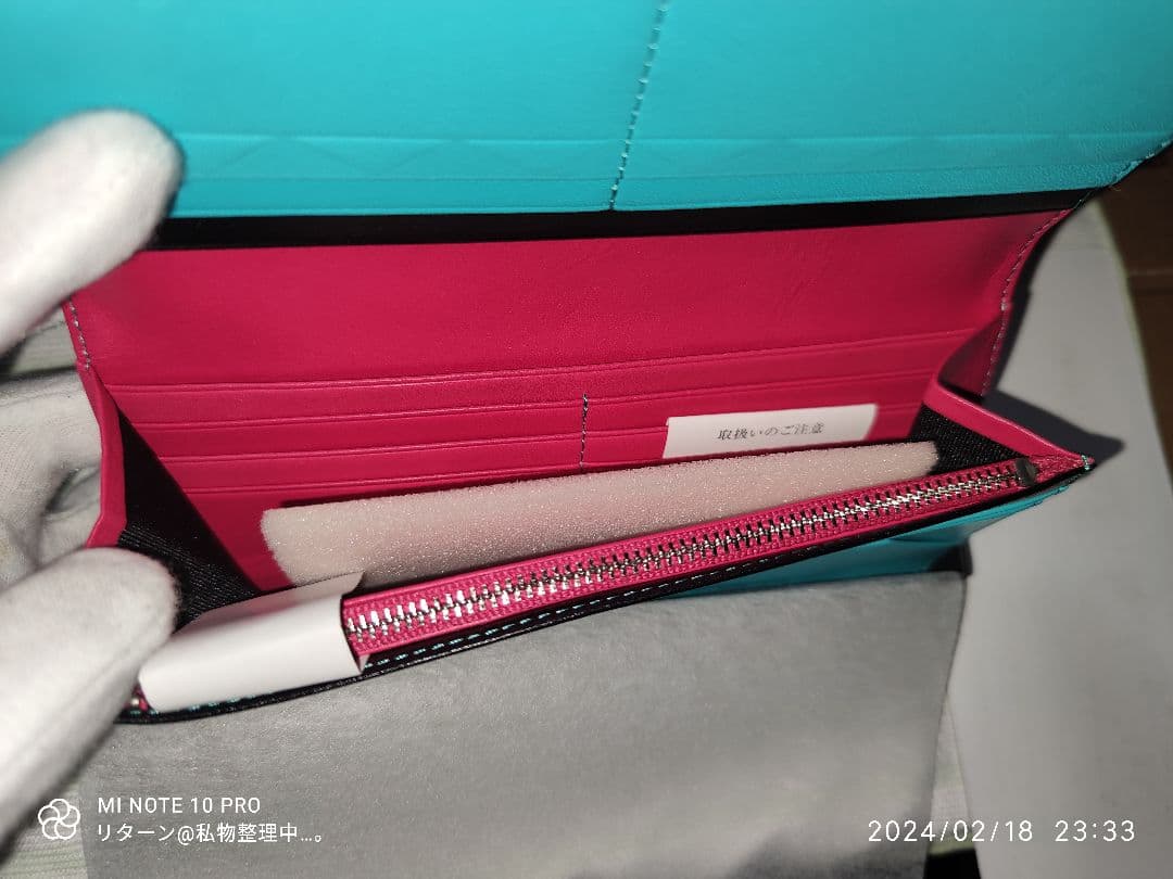 初音ミク 10周年 記念 本革 長財布 未使用 スペシャルカード付き