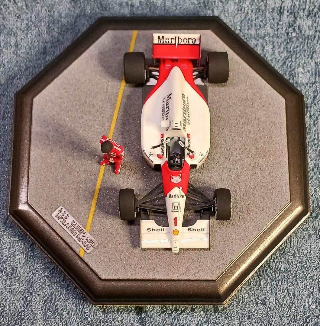 タメオ1/43 マクラーレン MP4/6 キット完成品(アイルトン・セナ)