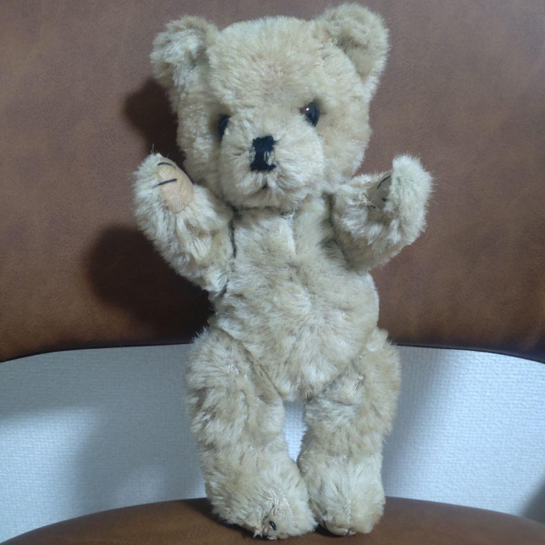 テディベア　くま　ぬいぐるみ　あどけないアンティーク　ベア