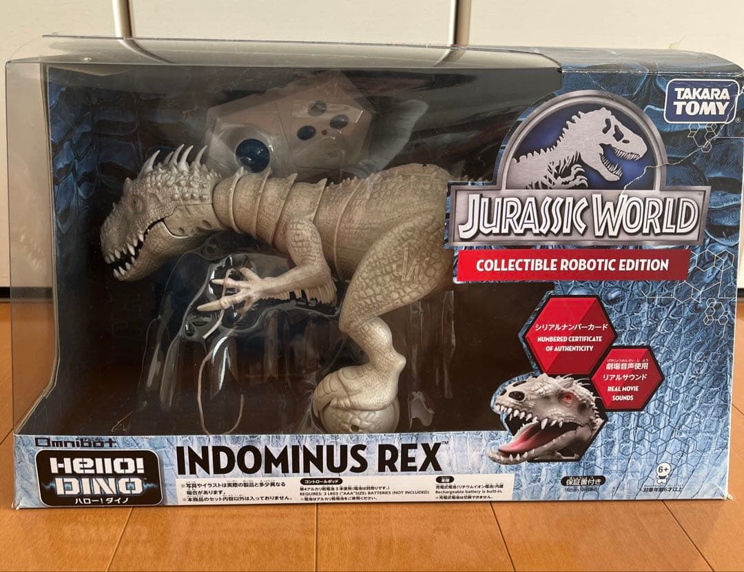 証明書付き　ジュラシック・ワールド　ハロー！ダイノ　インタラクティブロボット