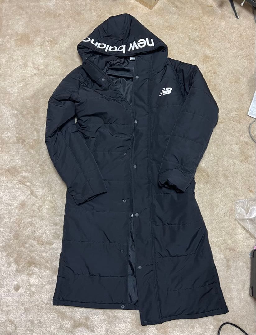 New Balance ブラック ベンチコート Lサイズ