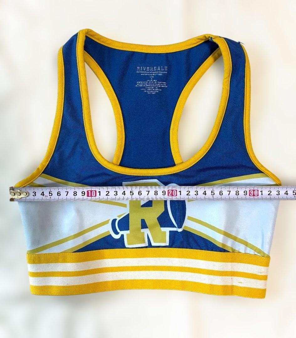 DALE チアリーディングウェア 上下セット ボンボン リボン