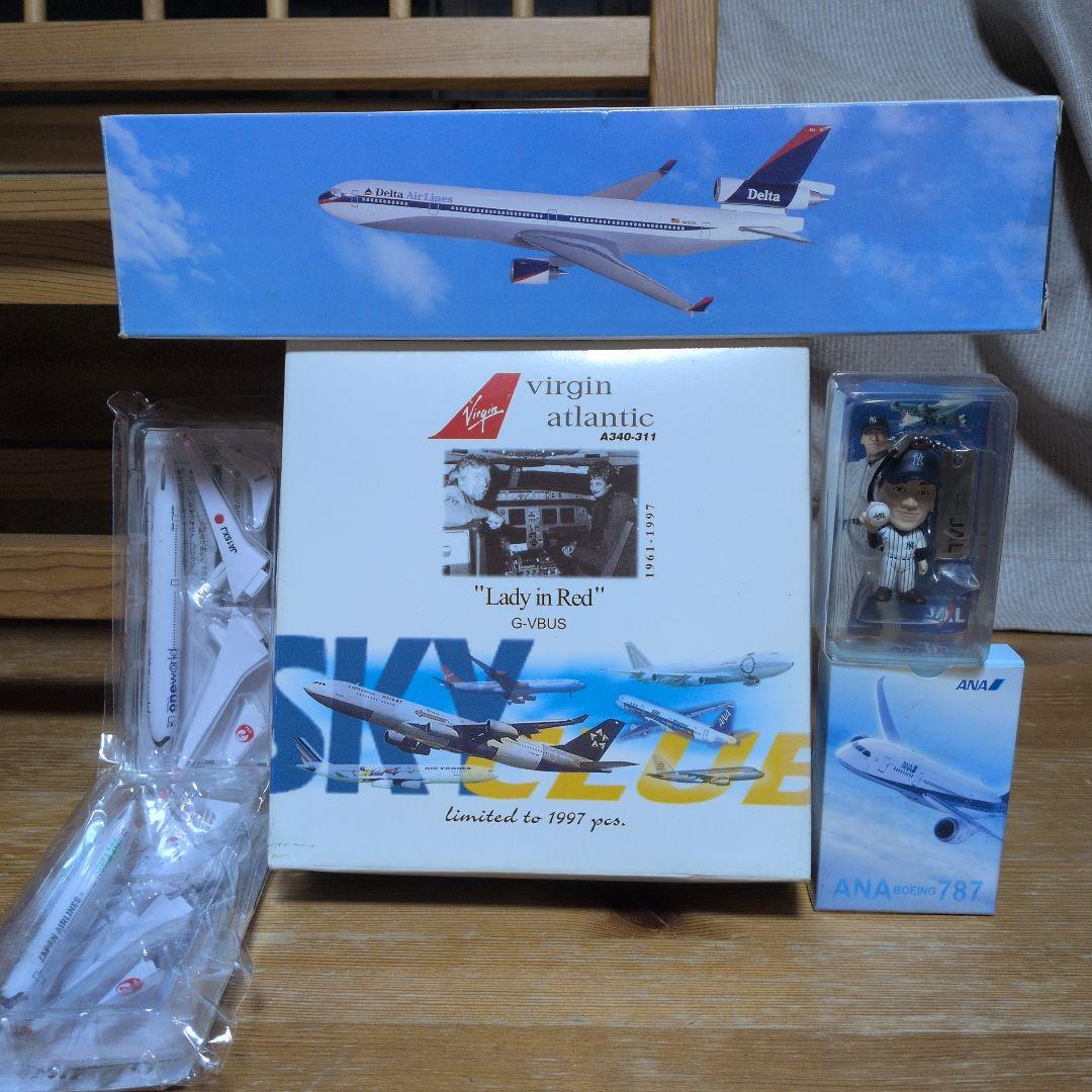 ヴァージンアトランティック デルタエアライン　JAL　航空機模型など