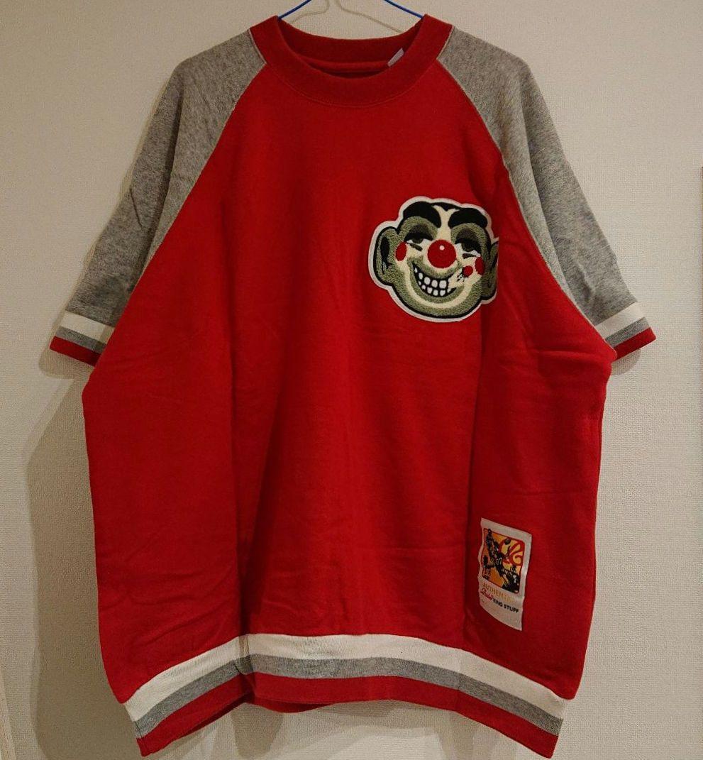 【廃盤 デッドストック】Ruler 極厚刺繍 ラグランスリーブ Tシャツ 2XL