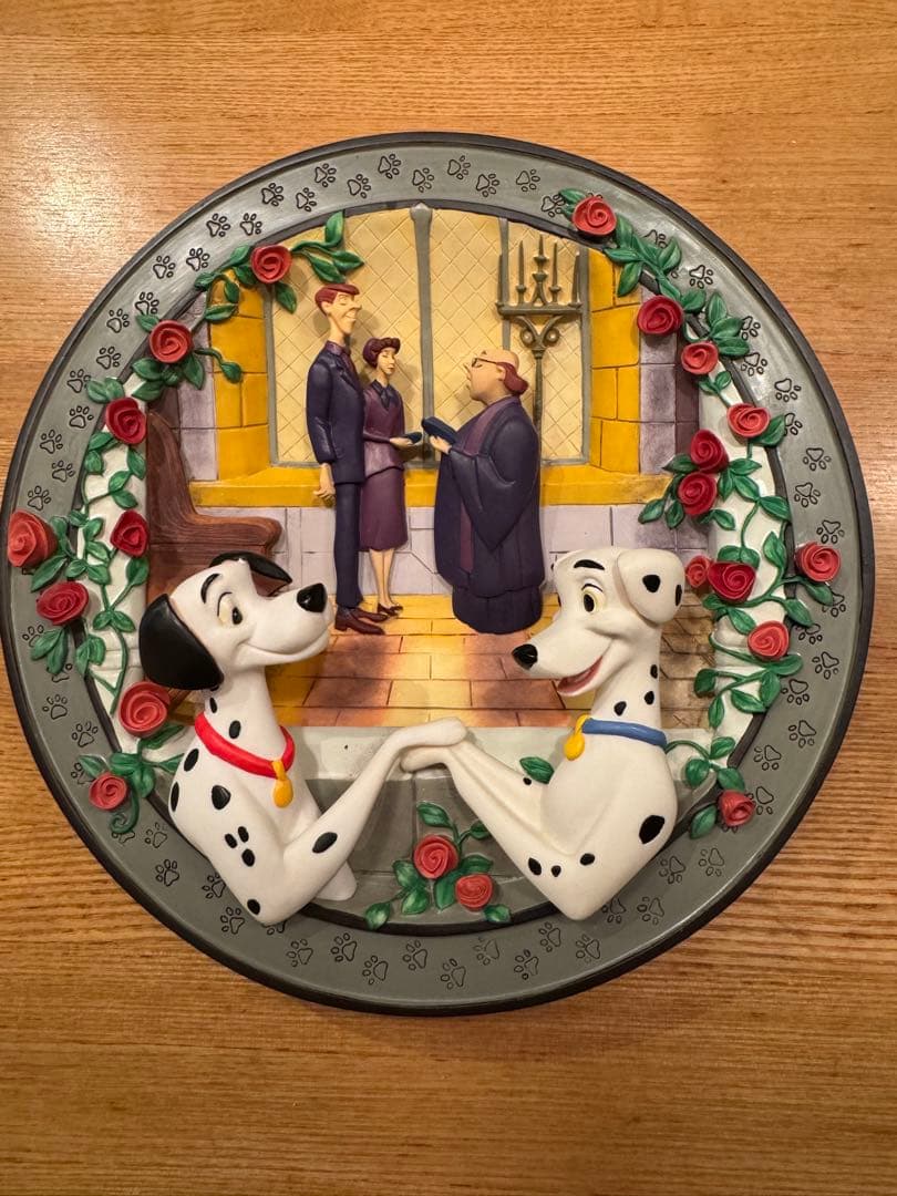 101匹わんちゃん 15000枚限定　レリーフプレート