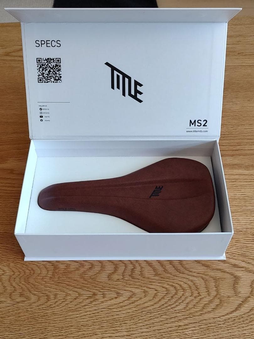 新品未使用 TITLE MTB MS2 Saddle タイトル サドル ブラウン