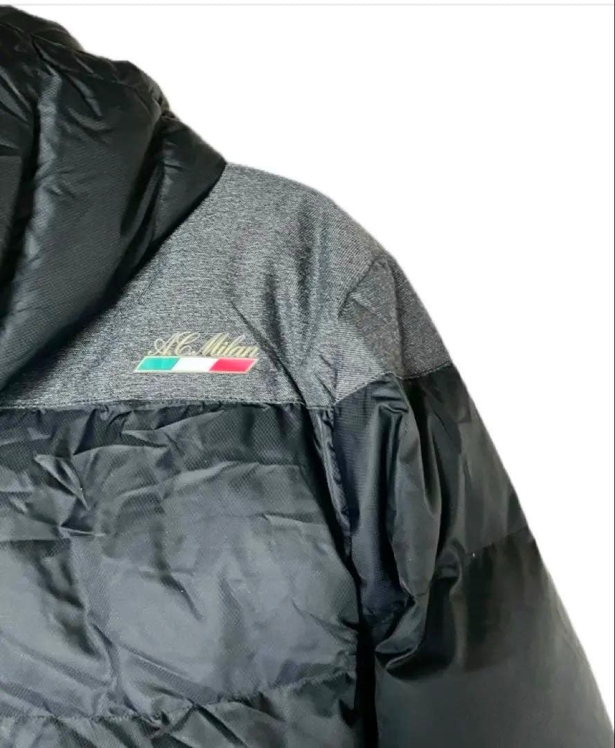新品未使用 ACミラン 本田圭佑所属 アディダス ダウンベンチコート選手支給品
