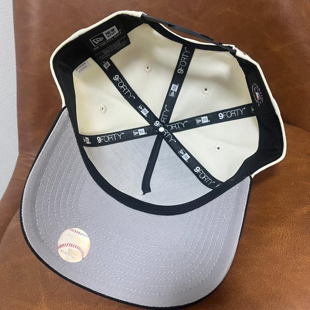 9FORTY A-Fram 大谷翔平ドジャース 逆ロゴ 白黒 帽子 キャップ