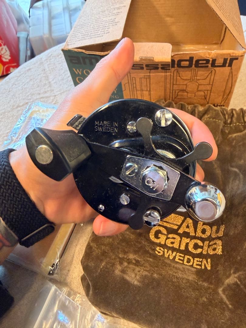 ABU アンバサダー 5000C レプリカ　スウェーデン製 箱/袋/取説