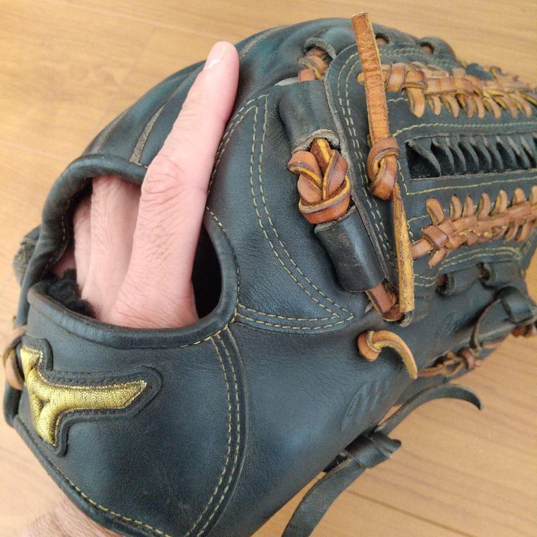 ミズノ プロ　硬式野球グローブ 内野用　黒