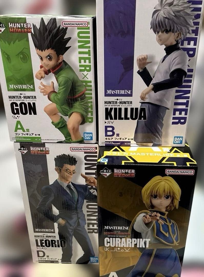 HUNTER × HUNTER 一番くじ ゴン キルア クラピカ レオリオ
