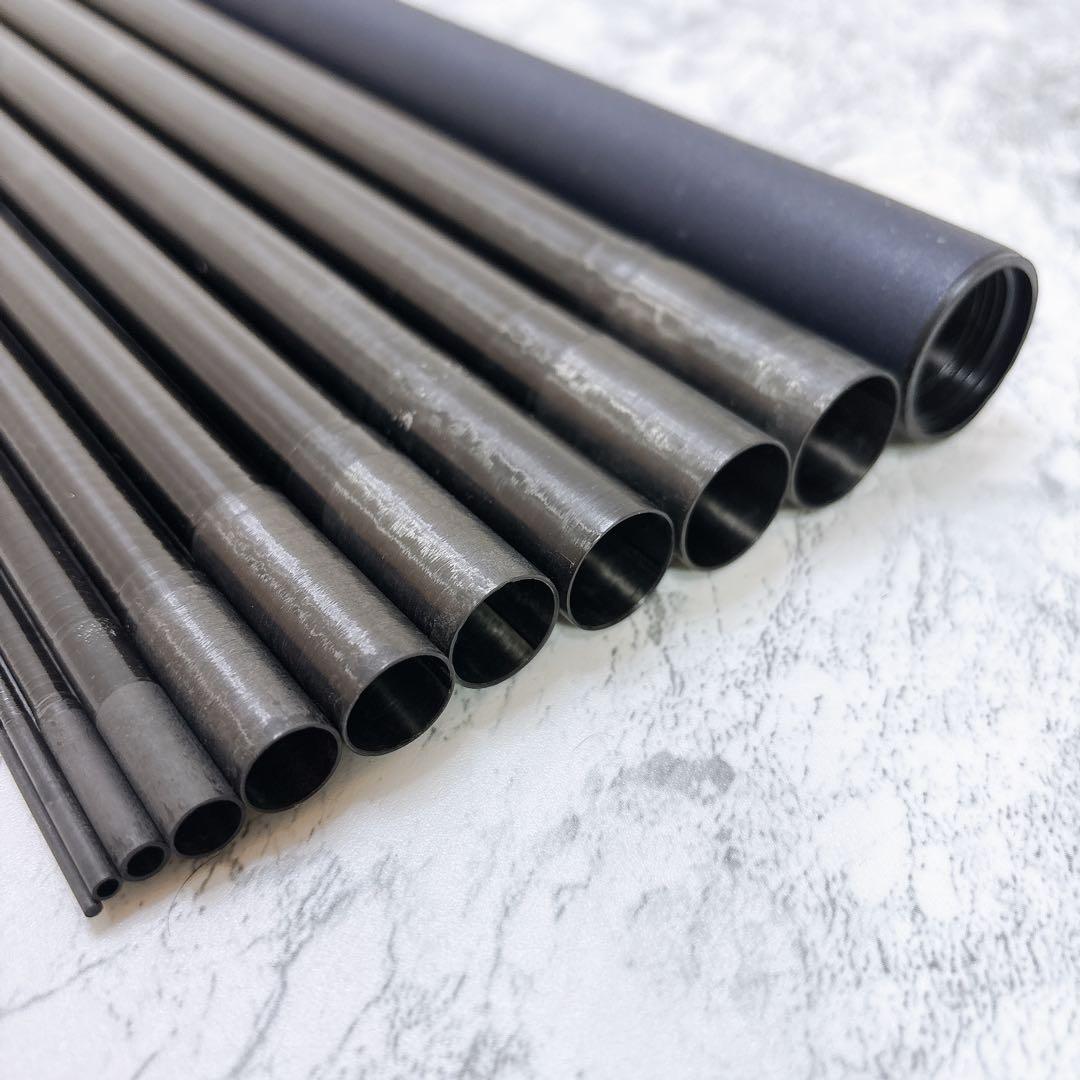 シマノαZOOM 天平 DX 硬調 53 61 2本セット 渓流竿 振り出し竿