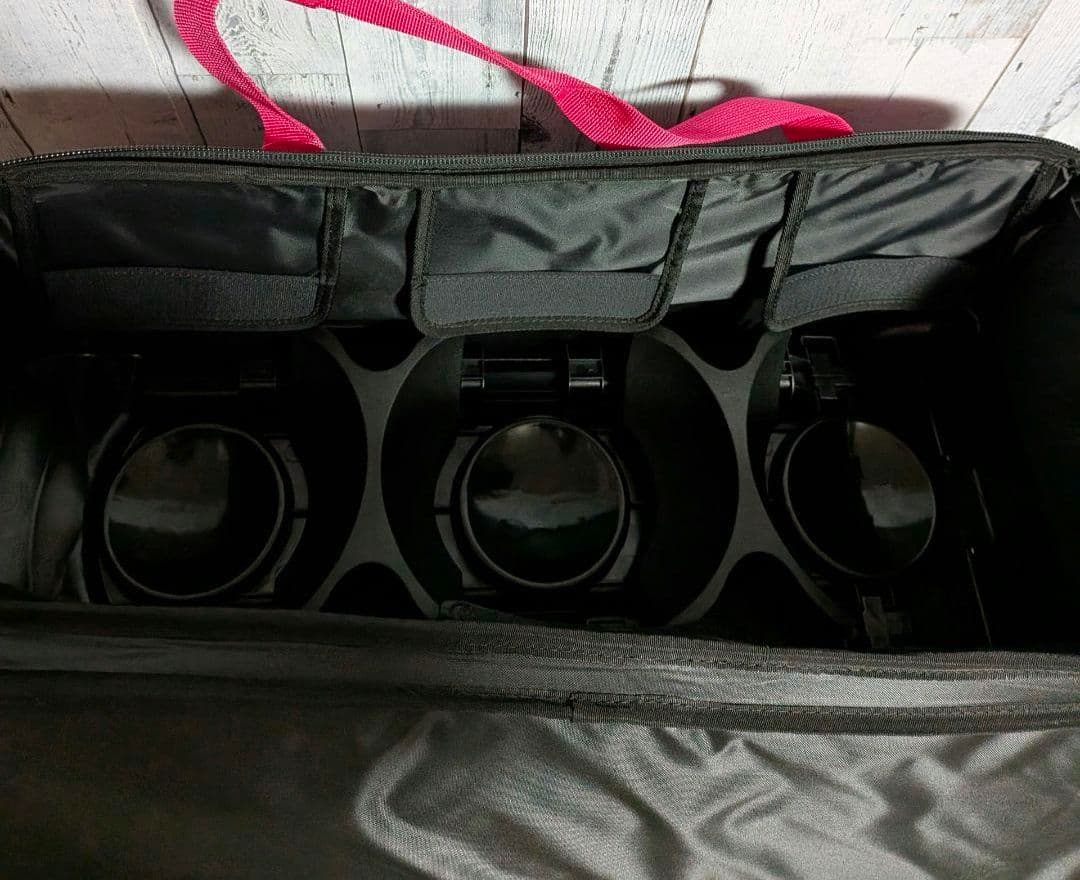 新品 ボウリング 3ボール バッグ 自立タイプ