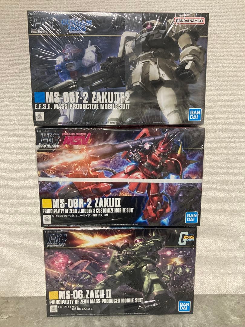 MS-06F-2 ZAKU2 セット3種