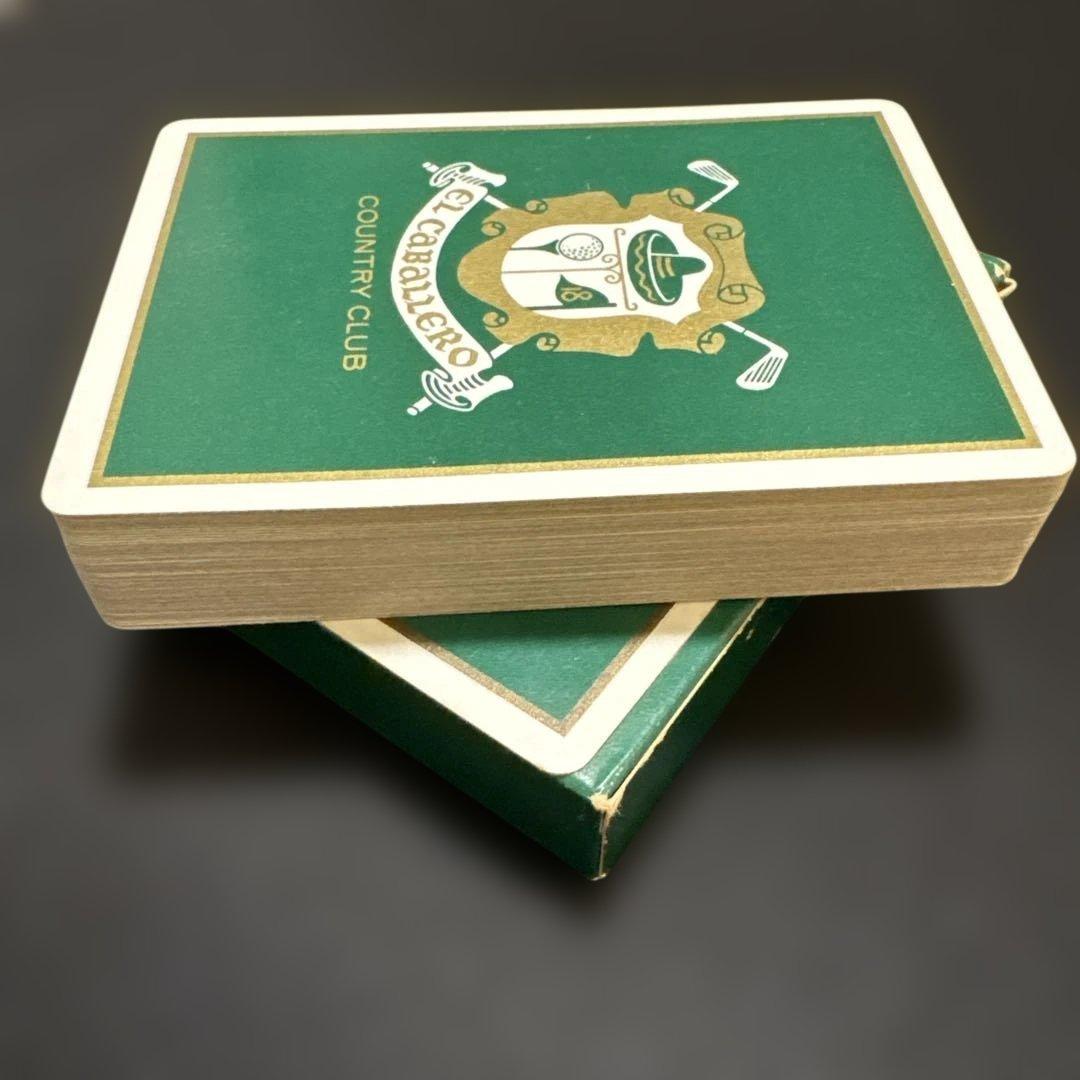 美品 EL CABALLERO 緑 エルキャバレロ グリーン オールドデック