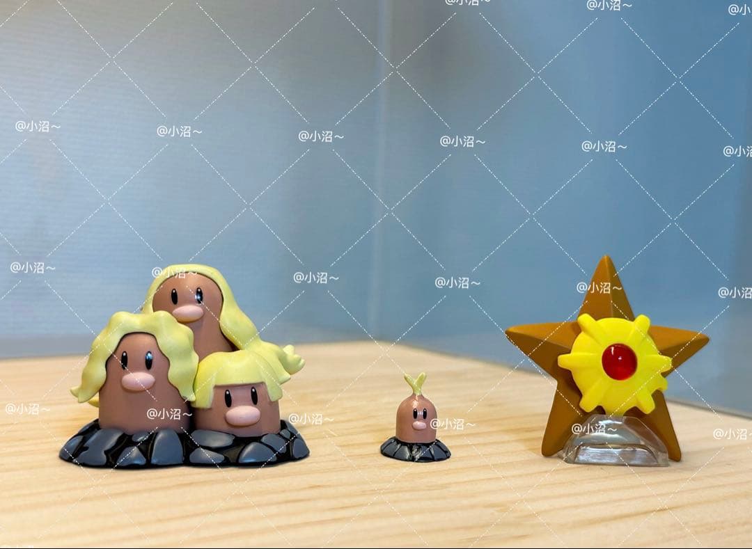 ポケモンスケールワールド　アローラディグダ、ダグトリオ 1/20サイズ
