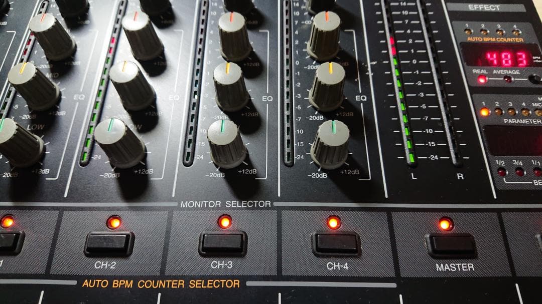 パイオニア DJミキサー DJM-500 リフレッシュ整備済美品 PIONEER