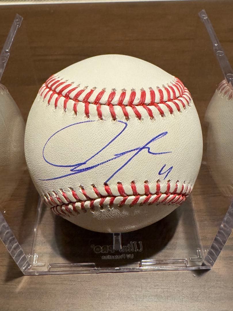 佐々木朗希　直筆サインボール　ルーキー　ケース付き