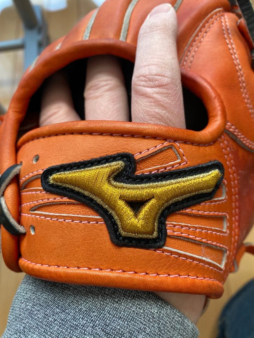 Mizuno Pro 軟式グローブ オレンジ　早い者勝ち　美品