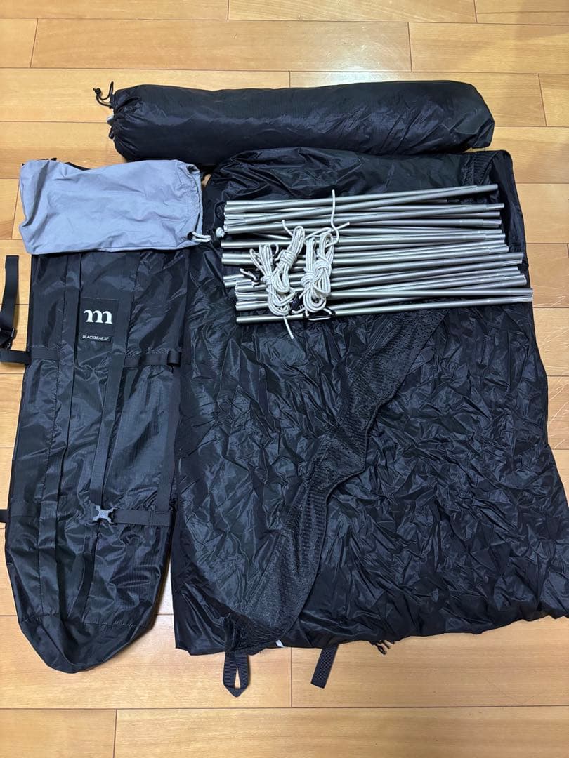 muraco BLACK BEAK 2P 1人用テント