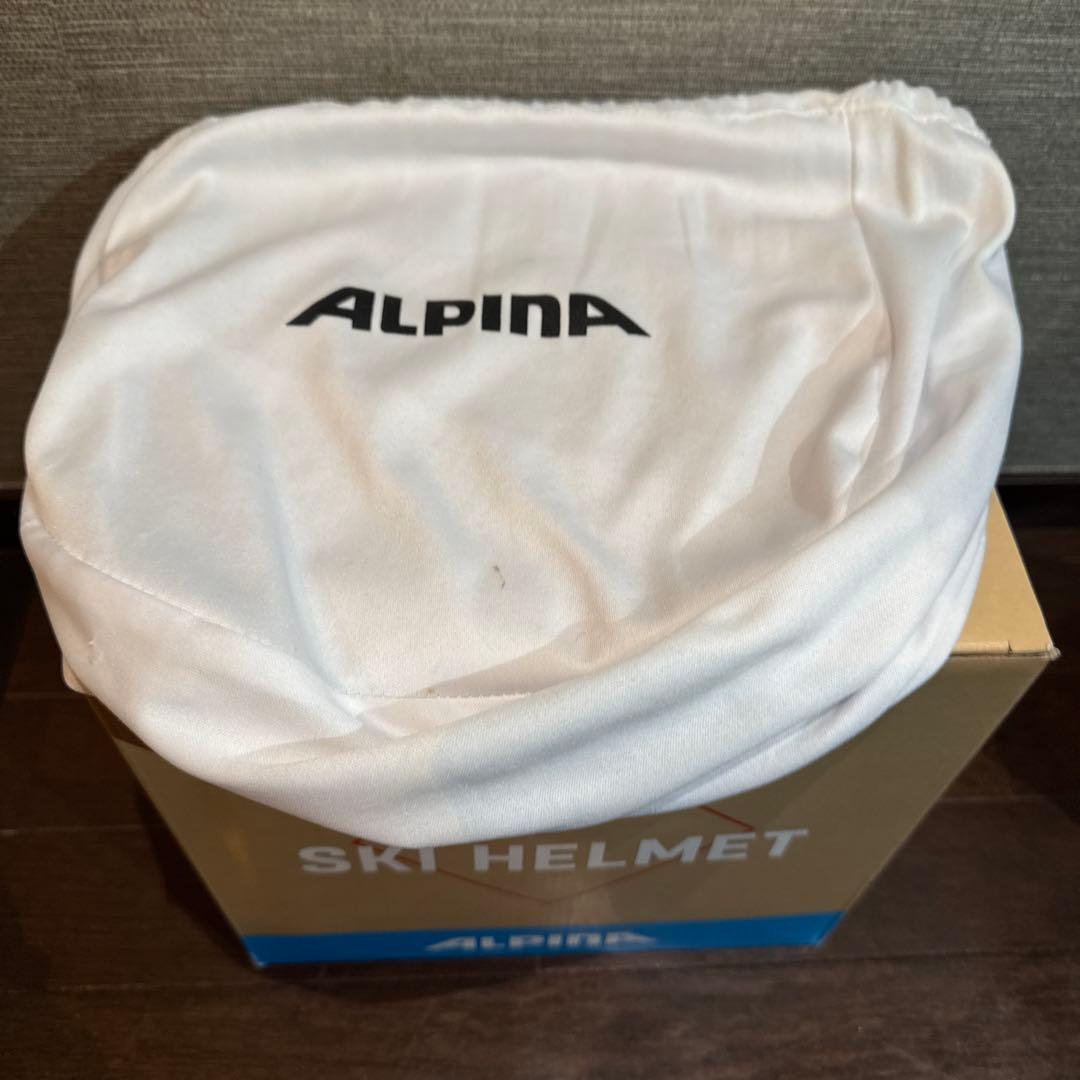 アルピナ　スキーヘルメット　シールド付 ジュニア54-58