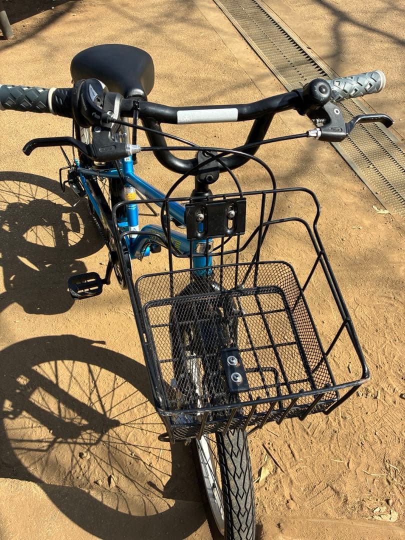 世田谷区直接引渡し限定20インチ　あさひ　ドライド　6段階変速　子供用自転車 青