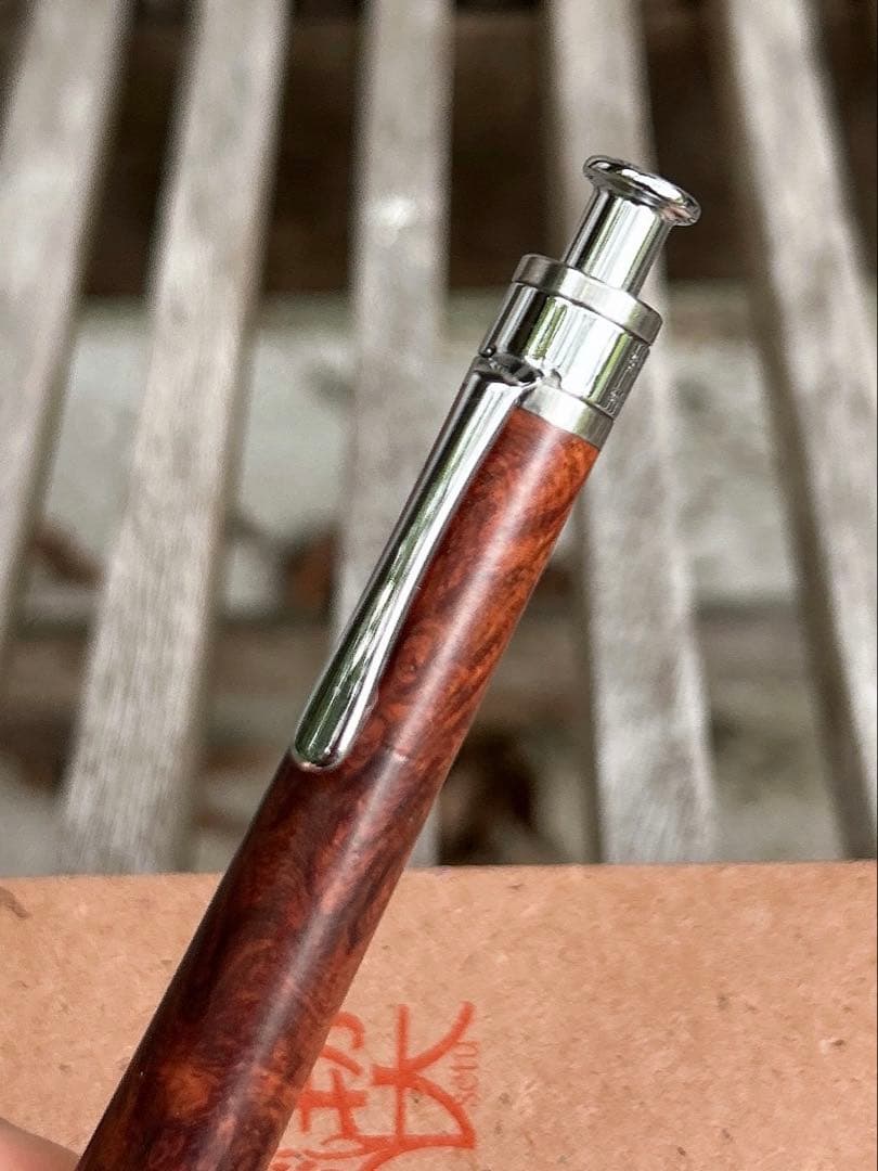 工房楔 花梨 こぶ杢 0.5mmシャーペン